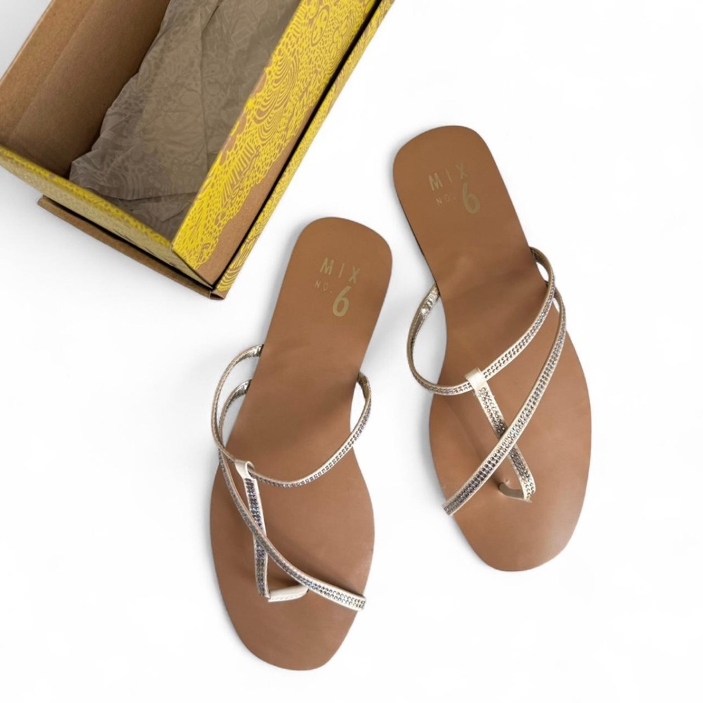 Strappy Rhinestone Sandals